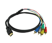 HDMI转AV线 HDMI to AV Cable HDMI to RCA*3 CABLE HDMI色差线