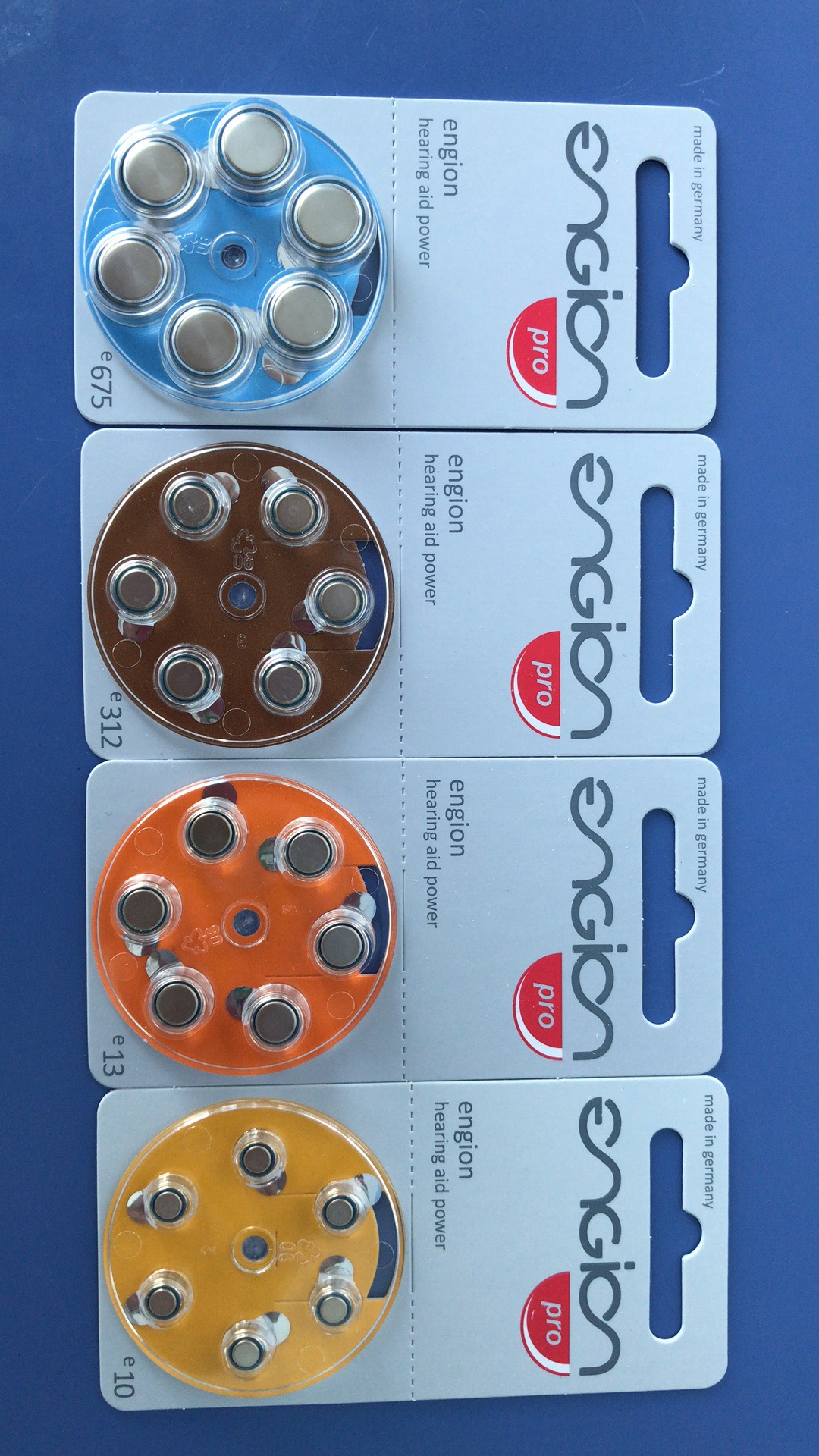 6成交4750粒同款4德国引擎助听器专用电池e10/e13/e312/e675原装进口
