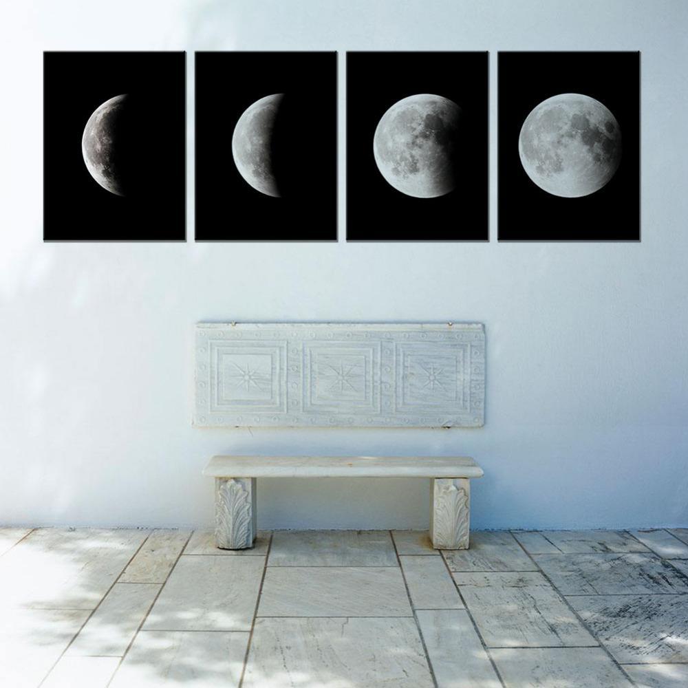 四联风景画图片