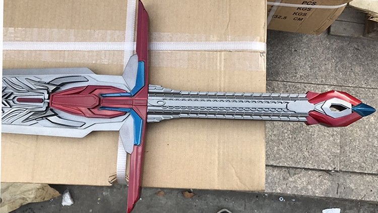 变形金刚5武器周边 擎天柱星辰剑变5审判之剑金属道具模型不开刃