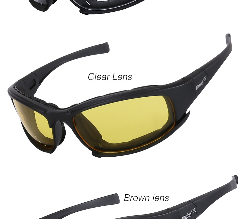 工厂现货 偏光军版美国daisy x7护目镜战术护目墨镜射击夜视眼镜