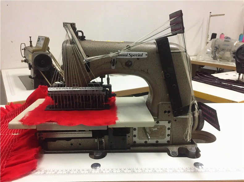 原装日本关西牌33针316橡筋机无底线