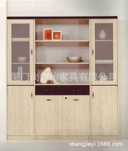 时尚木制办公文件柜 板式木质办公室书柜 多功能家用储物柜子