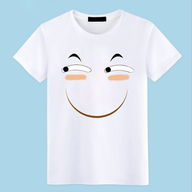 动漫滑稽t恤 表情t恤 害怕脸恶搞笑装逼神器动漫周边短袖衣服
