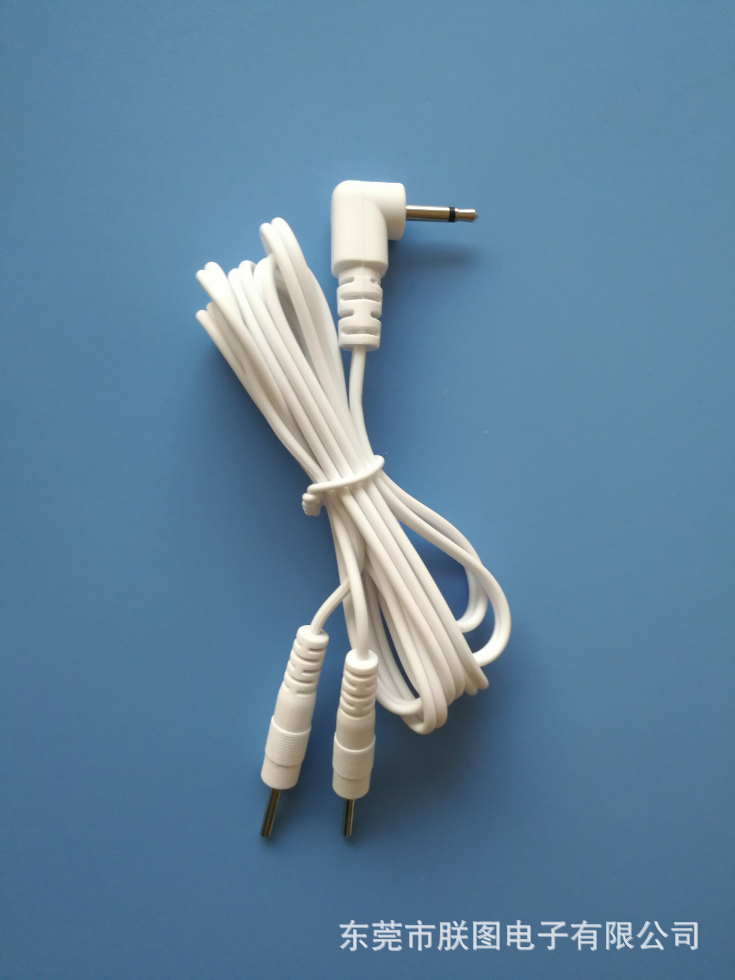 供应成人情趣用品玩具电击理疗按摩器配件配线一拖二扣线连接导线