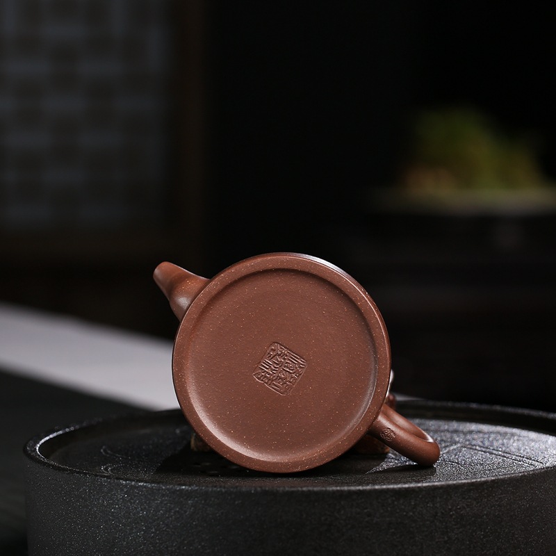 特价宜兴名家刘海涛紫砂壶 纯手工原矿紫泥德中茶壶网店一件代销