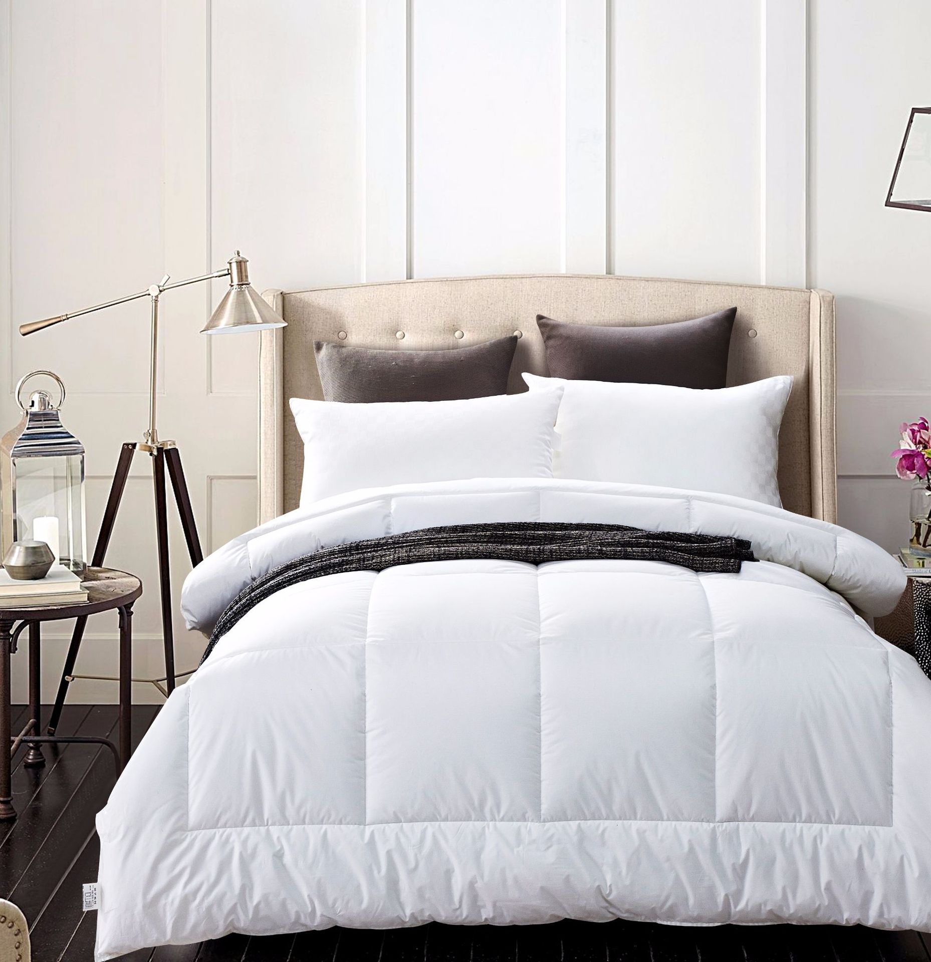 五星级酒店宾馆仿鹅绒被芯 加厚纯棉保暖春秋被大豆被 四季被冬被