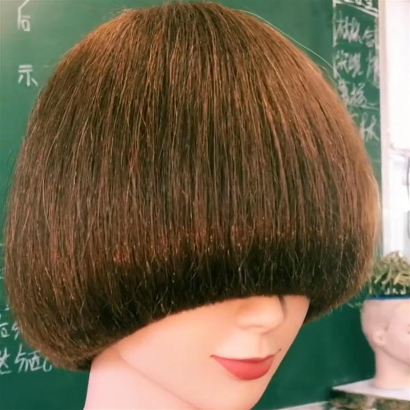 美发头模特头男士假人头短发可烫染全真发头模发廊剪发专用公仔头