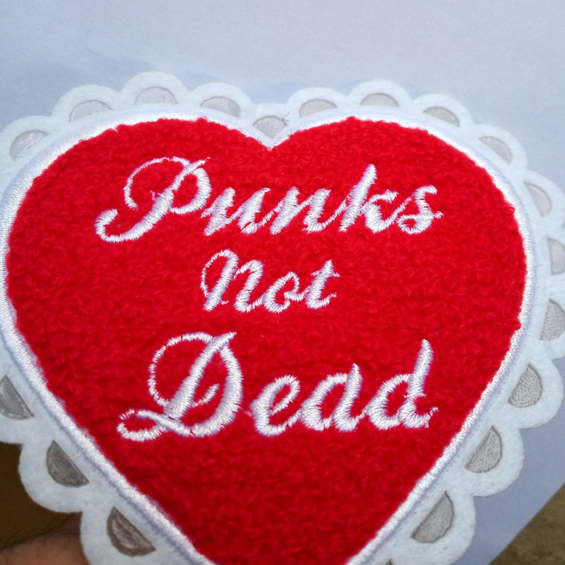 精品手提包包毛巾绣布贴 厂家直销批发服饰包包辅料 电脑绣花加工