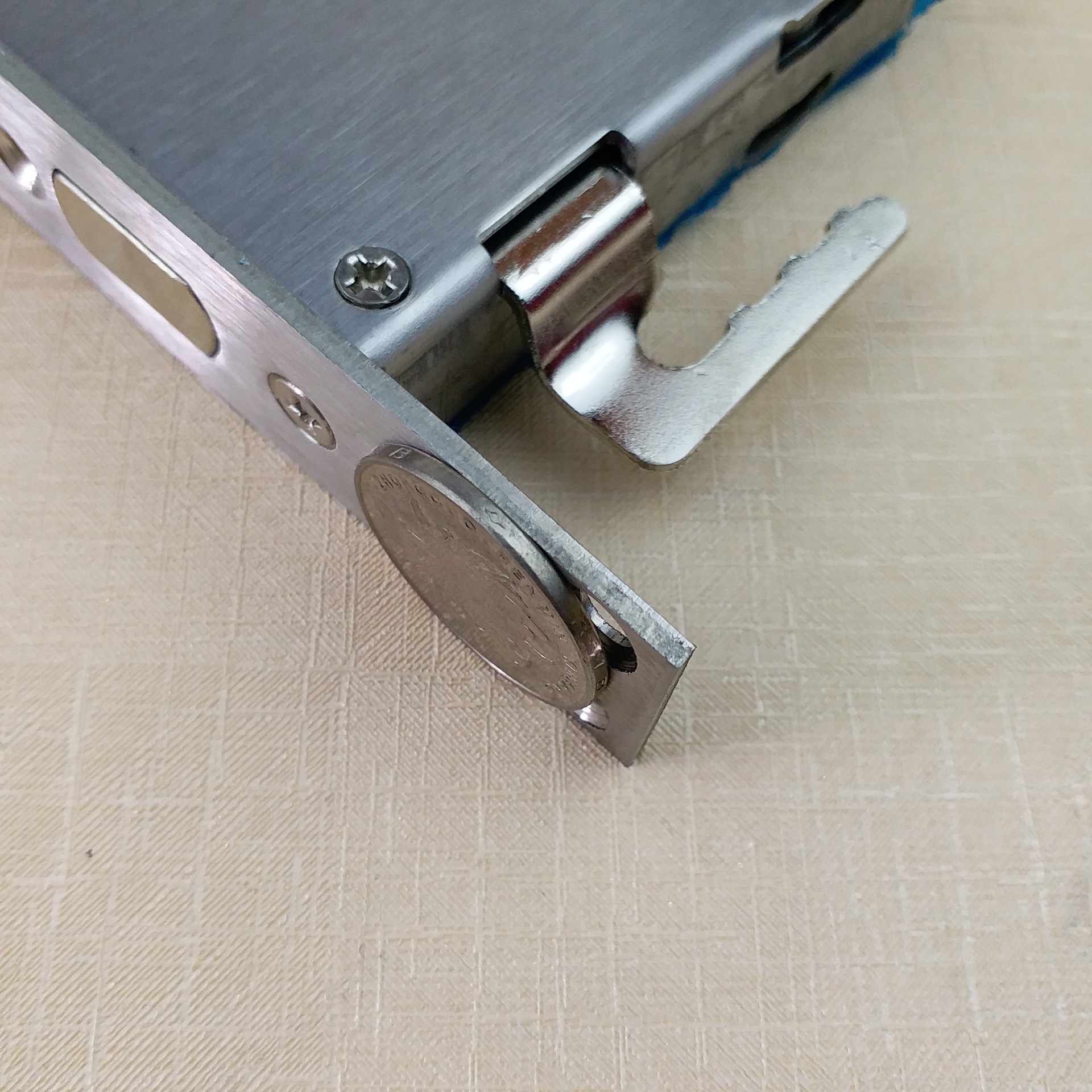 24*240指纹锁锁体 精品防盗门锁体 双活双快锁体 防插锁舌锁体