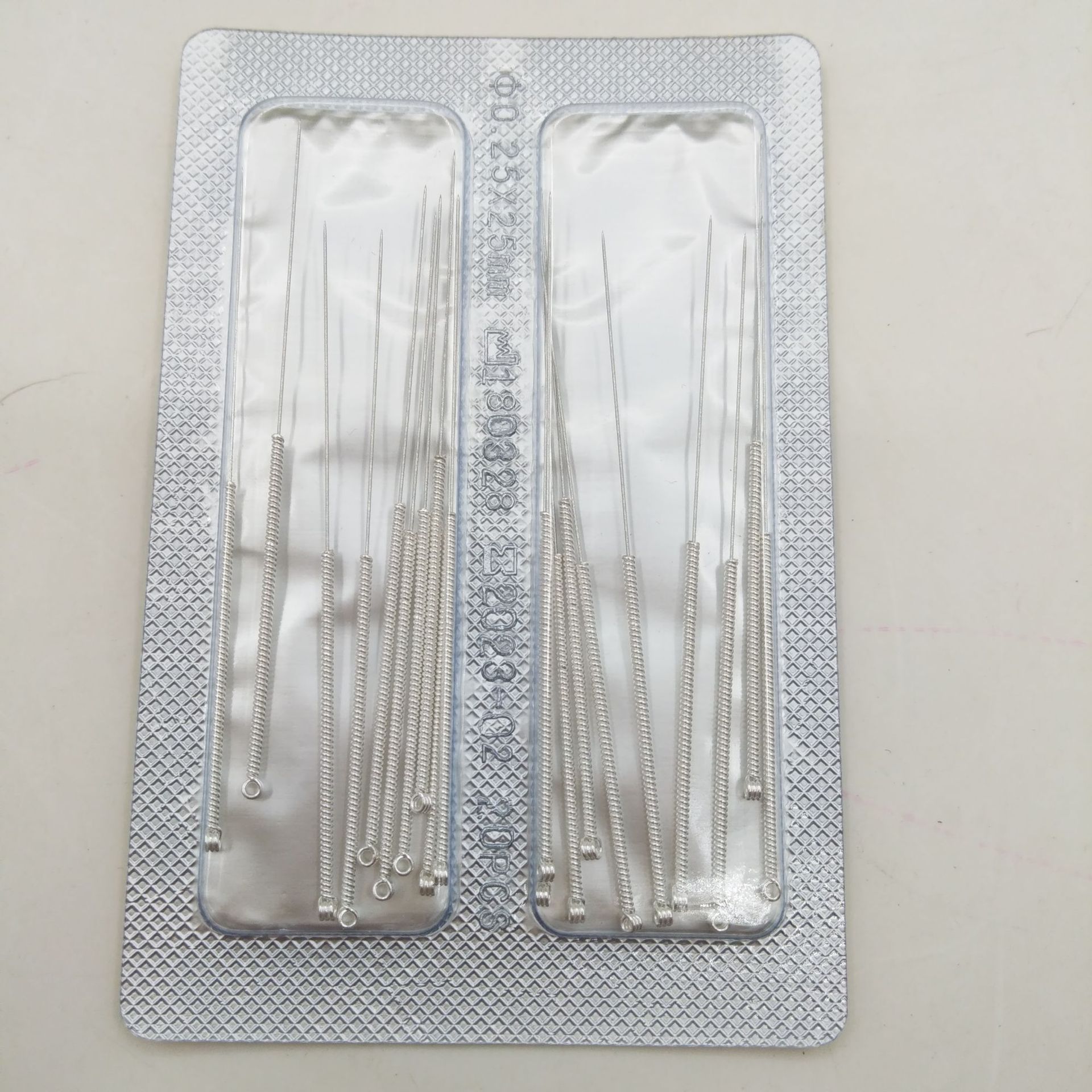 华佗牌传统针灸针非一次性针灸针银针毫针电针200支/盒环柄针