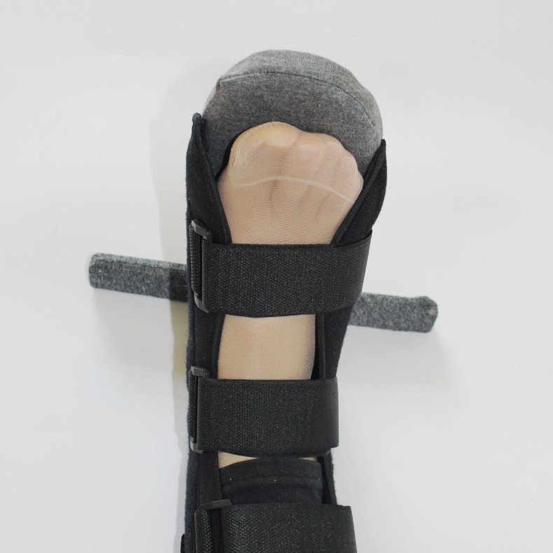 骨科鞋丁字木板鞋脚骨折康复防旋鞋脚踝固定钉子鞋石膏鞋肢具