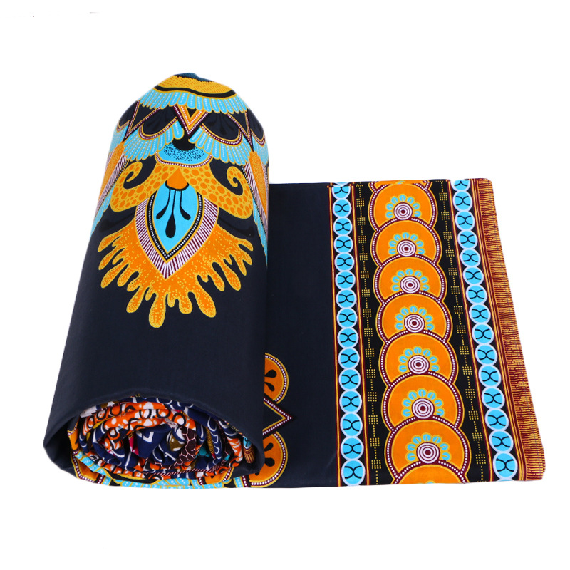 Foreign Trade African Cotton Wax Printed Cloth Cerecloth African Traditional Ethnic Clothes Fabric Supply