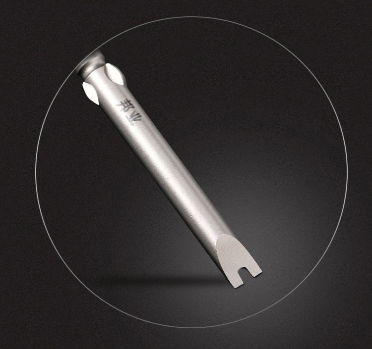 801一字缺口螺丝批咀 电批u嘴 u型电动批螺丝刀4c圆柄4c电批头