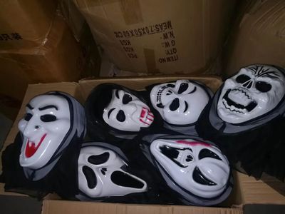 鬼脸面具万圣节用品面具吓人面具厂家直销恐怖面具