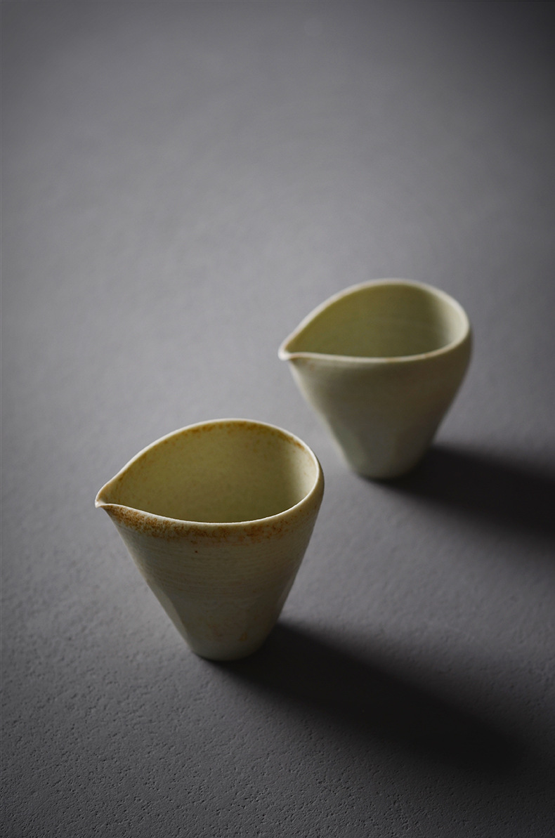 志野公道杯陶瓷公杯手工复古公杯日式匀杯功夫茶海分茶器粗陶茶具