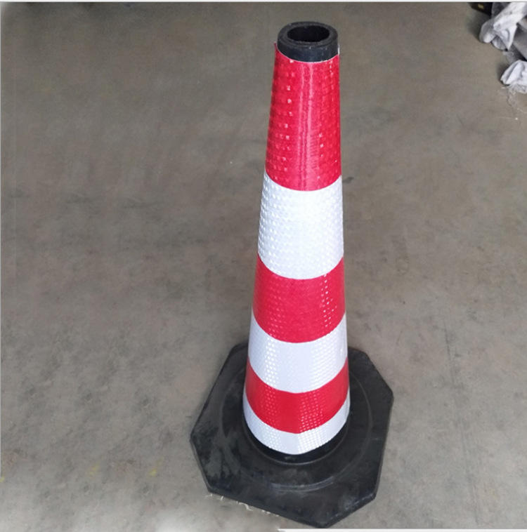 厂家直销橡胶路锥 交通警示路障锥 雪糕筒 反光锥形桶量大从优