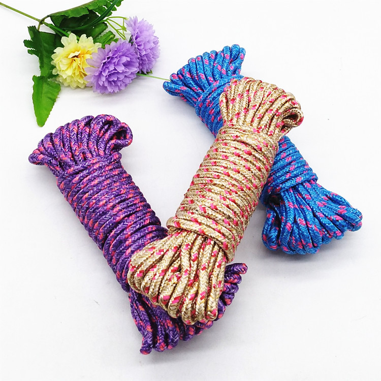 r023c加粗十米晾衣绳绑扎绳 12起两元店货源 二元店产品 超市百货