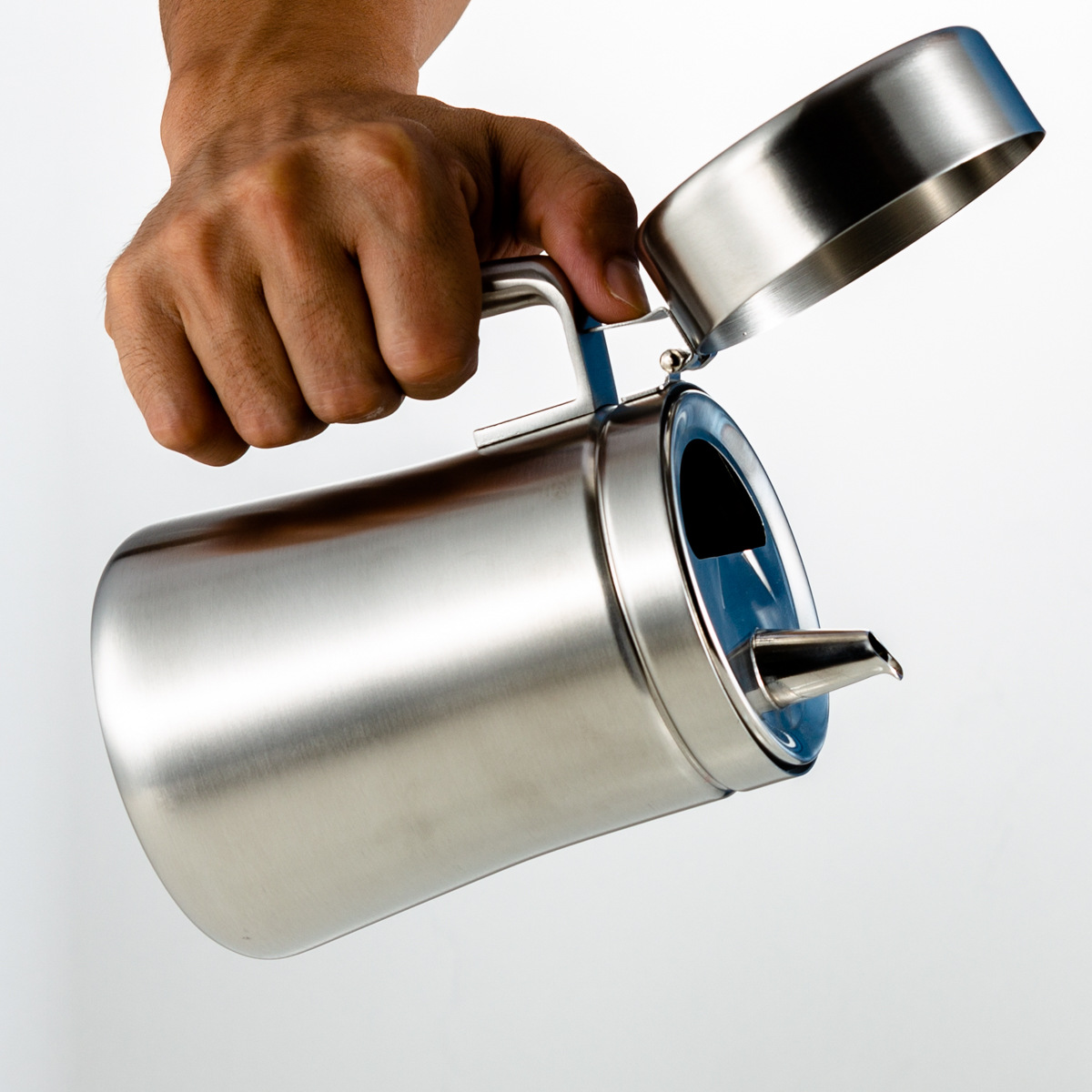 厂家直销 304不锈钢翻盖油壶防漏控油瓶油罐厨房家用酱油香油醋壶