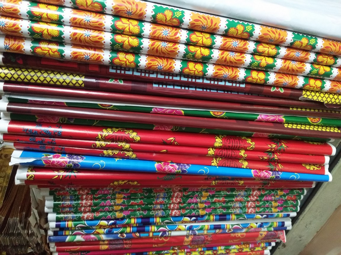 小花纸铜版花纸祭祀纸五色纸腊光纸灵房纸烧纸扎彩砖瓦纸印花纸批