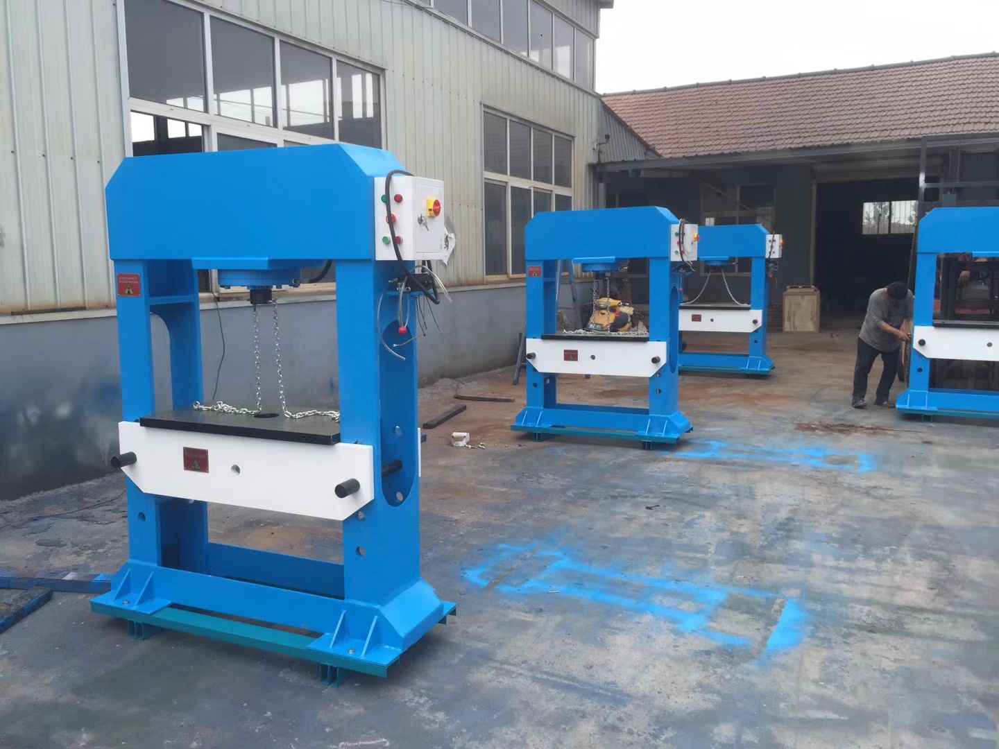 电动100吨龙门压力机液压机冲床小型压床