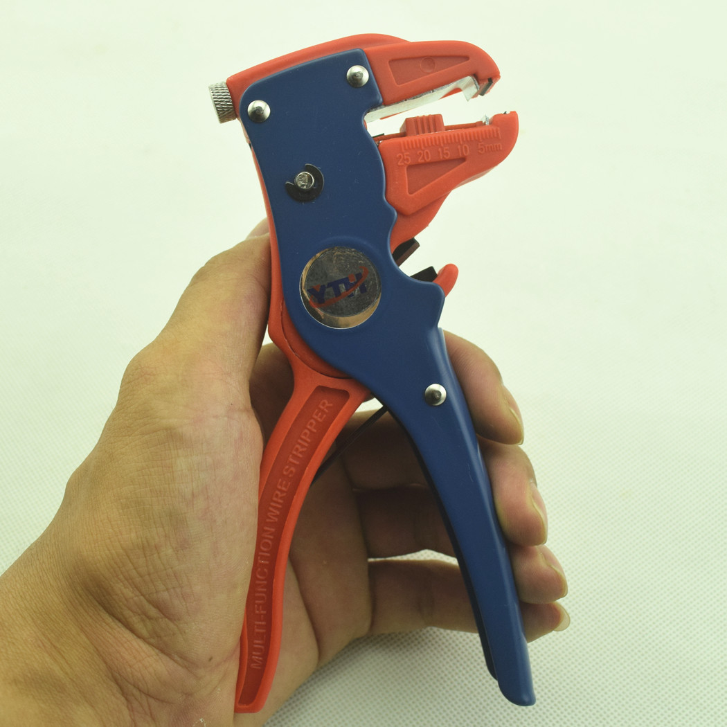 鸭嘴钳 排线剥线钳 拔线钳 多线手动自动去皮钳 多功能剥线器工具