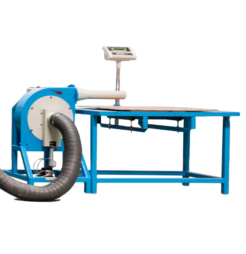 纤维棉枕头填充机 带电子称重的充包吹棉机-阿里巴巴