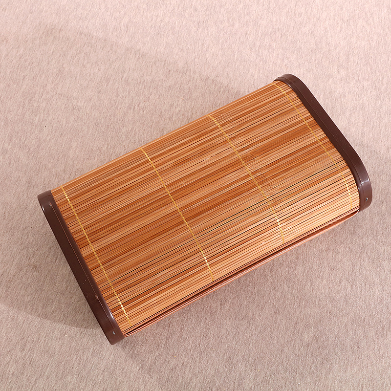 夏季竹质凉枕头竹块空心竹编夏天枕头镂空枕头麻将块竹丝枕头