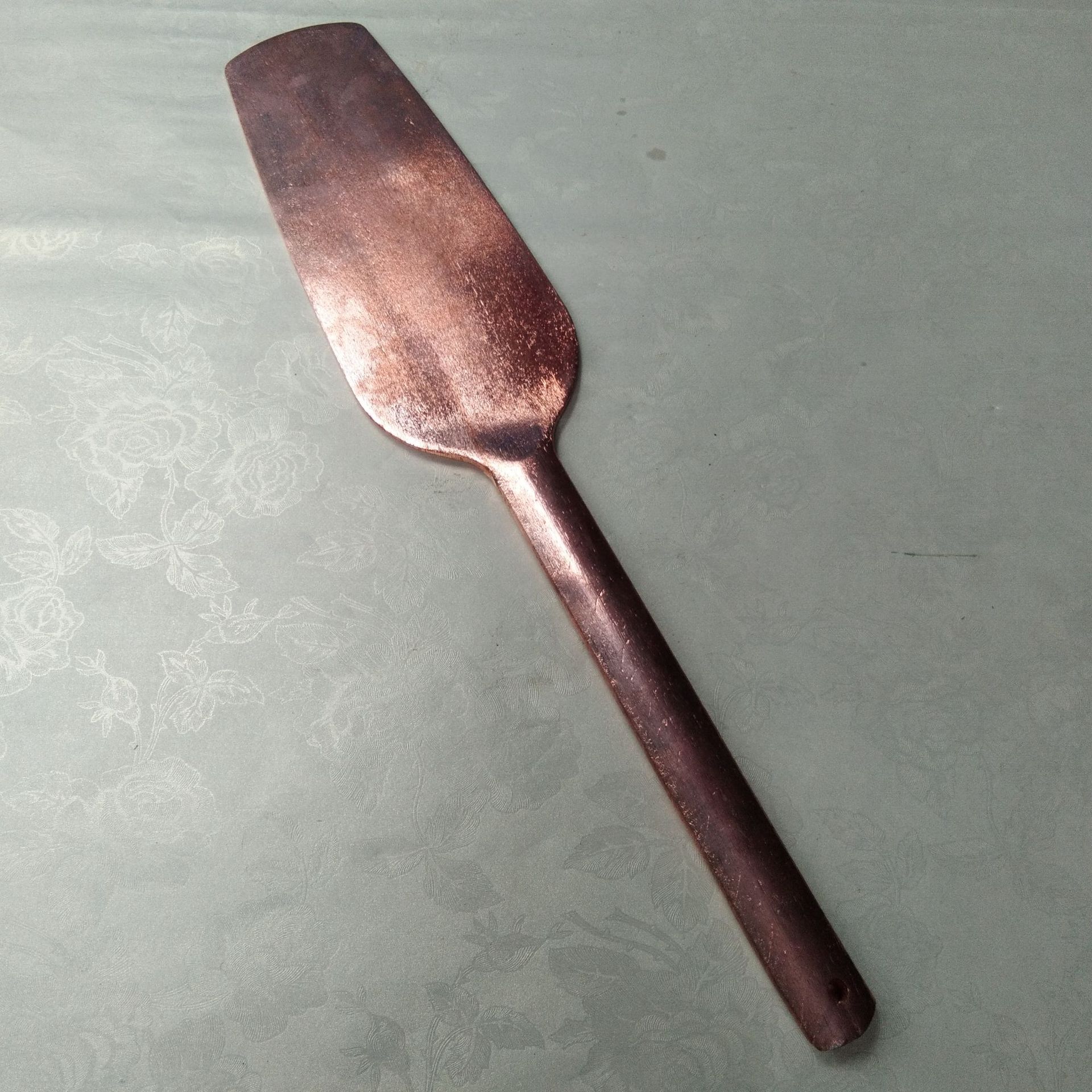 手工锻打双面砖刀 砌墙刀瓦刀工具 砍砖泥工瓦刀 胶柄砖刀 瓦刀