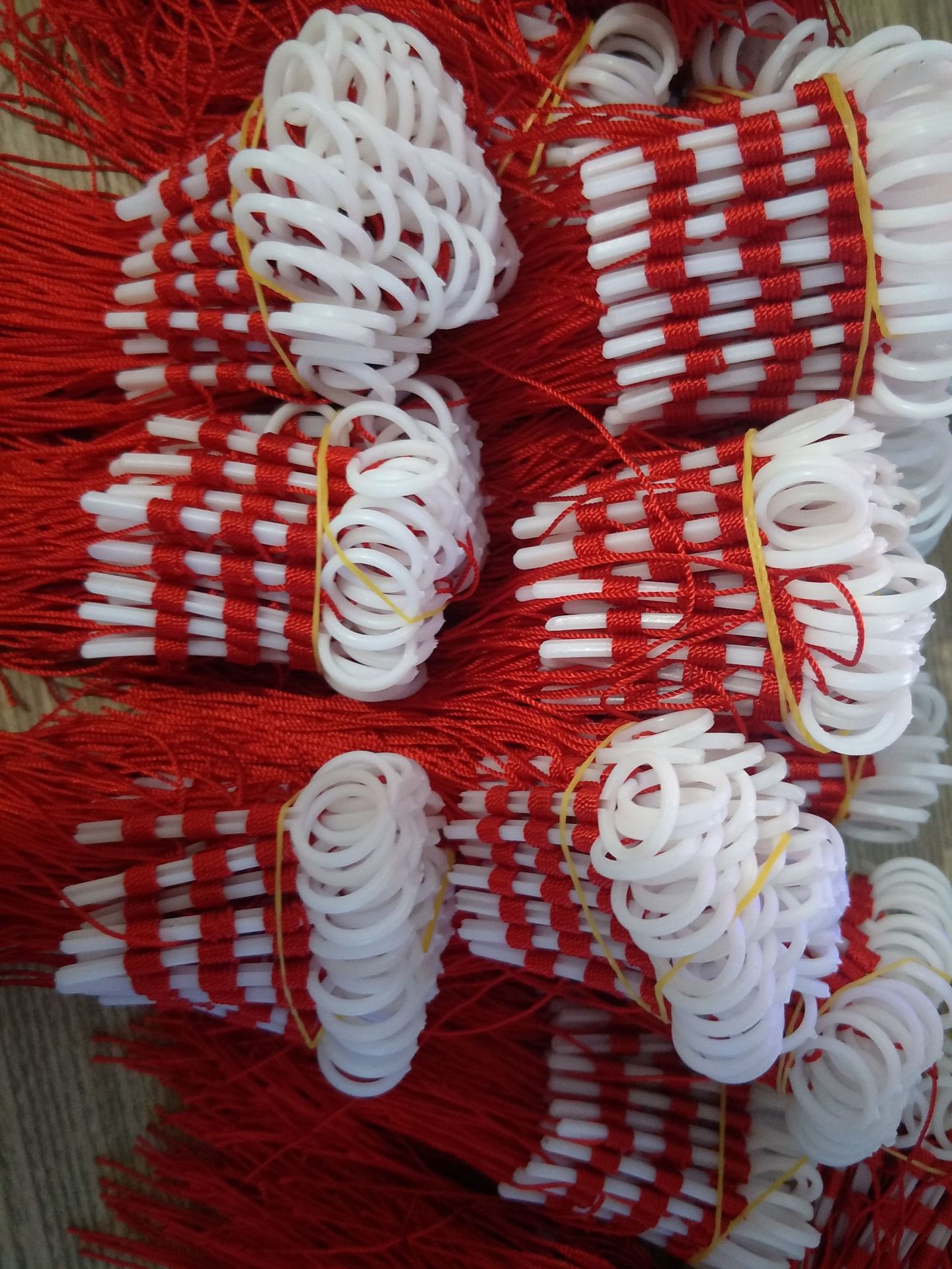 太空豆矶钓棉线结海钓止线棉线节矶钓渔具小配件彩色棉线结定制