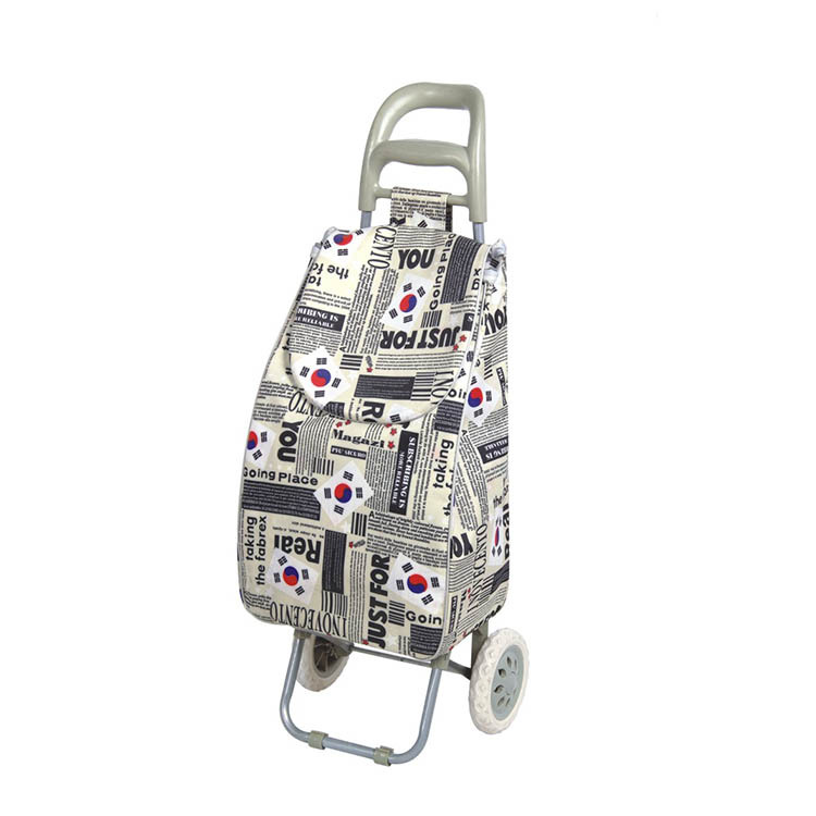 买菜购物车手拉折叠小推车 拉杆便携式家用老人购物袋 便携式拖车