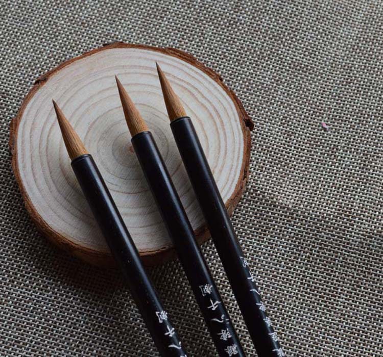 厂家直销批发安徽宣笔小楷狼毫毛笔小楷心经专用书法毛笔