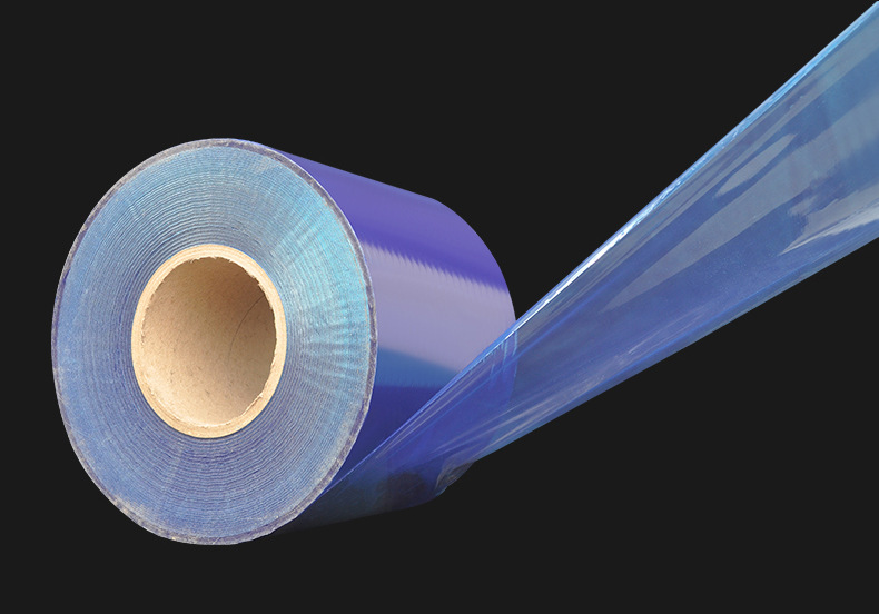 蓝色pe保护膜 金属不锈钢保护膜门窗洗衣机自粘蓝膜 3丝5丝可定制