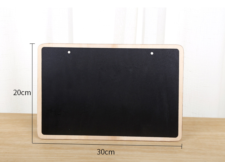 创意挂式迷你小黑板白板店铺留言咖啡屋奶茶店木制黑板