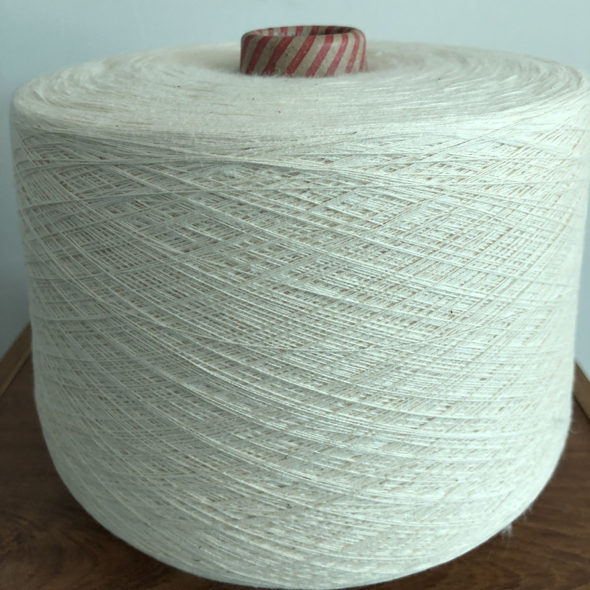 21支纯棉环锭纺双股线 常规纱线 可加工定制 可染色 厂家直销