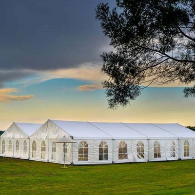 欧式蓬房铝合金车展展览篷房婚礼婚宴喜棚大型人字顶篷房演出帐篷