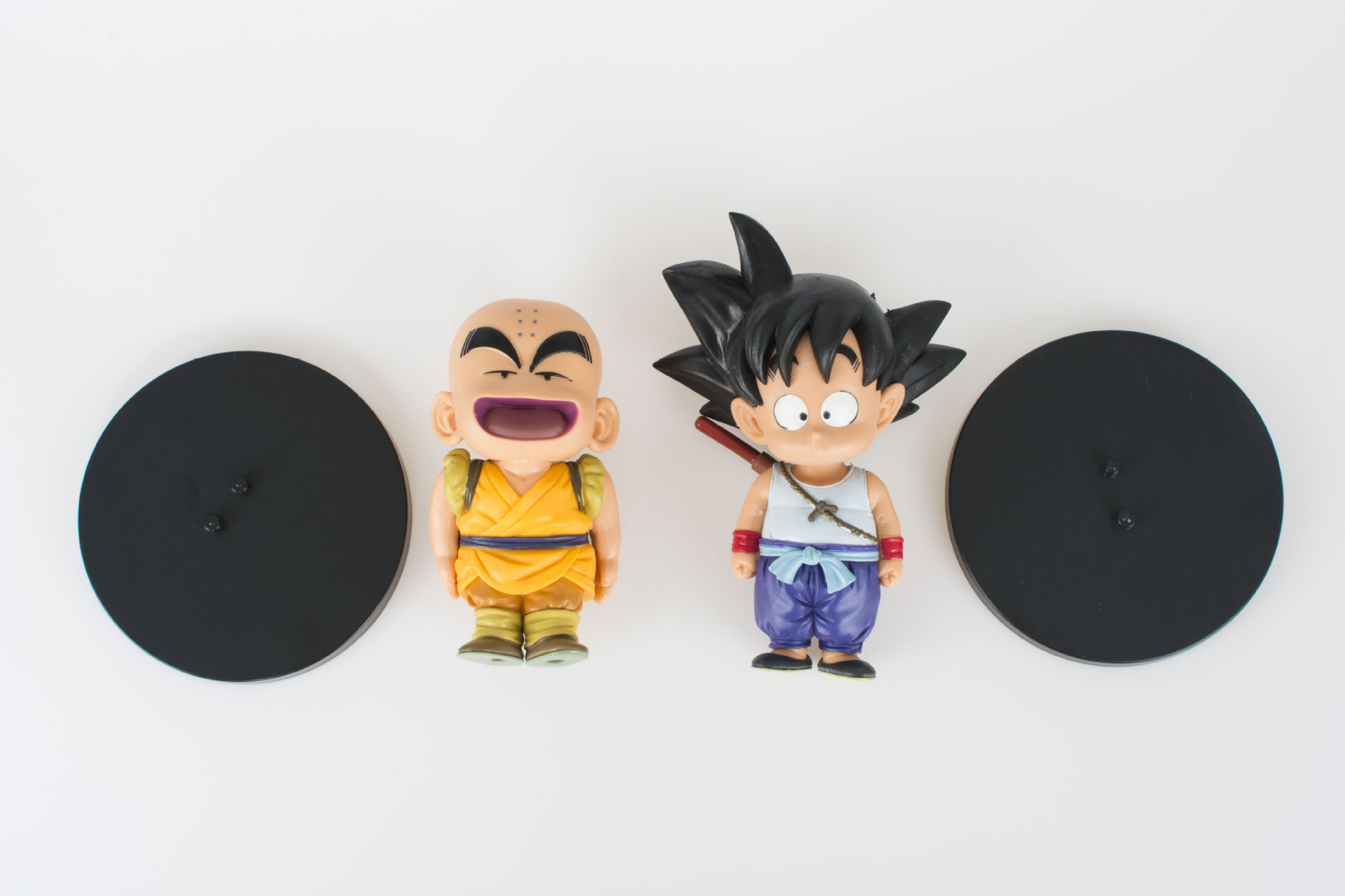 热卖七龙珠动漫q版16代2款幼年悟空小林克林天下武道手办模型