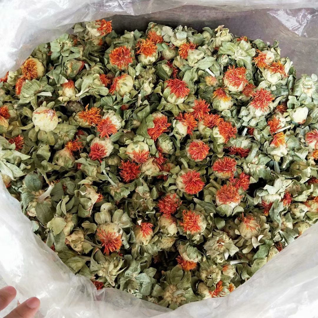 中药材藏红花橙菠萝红花头每件500克