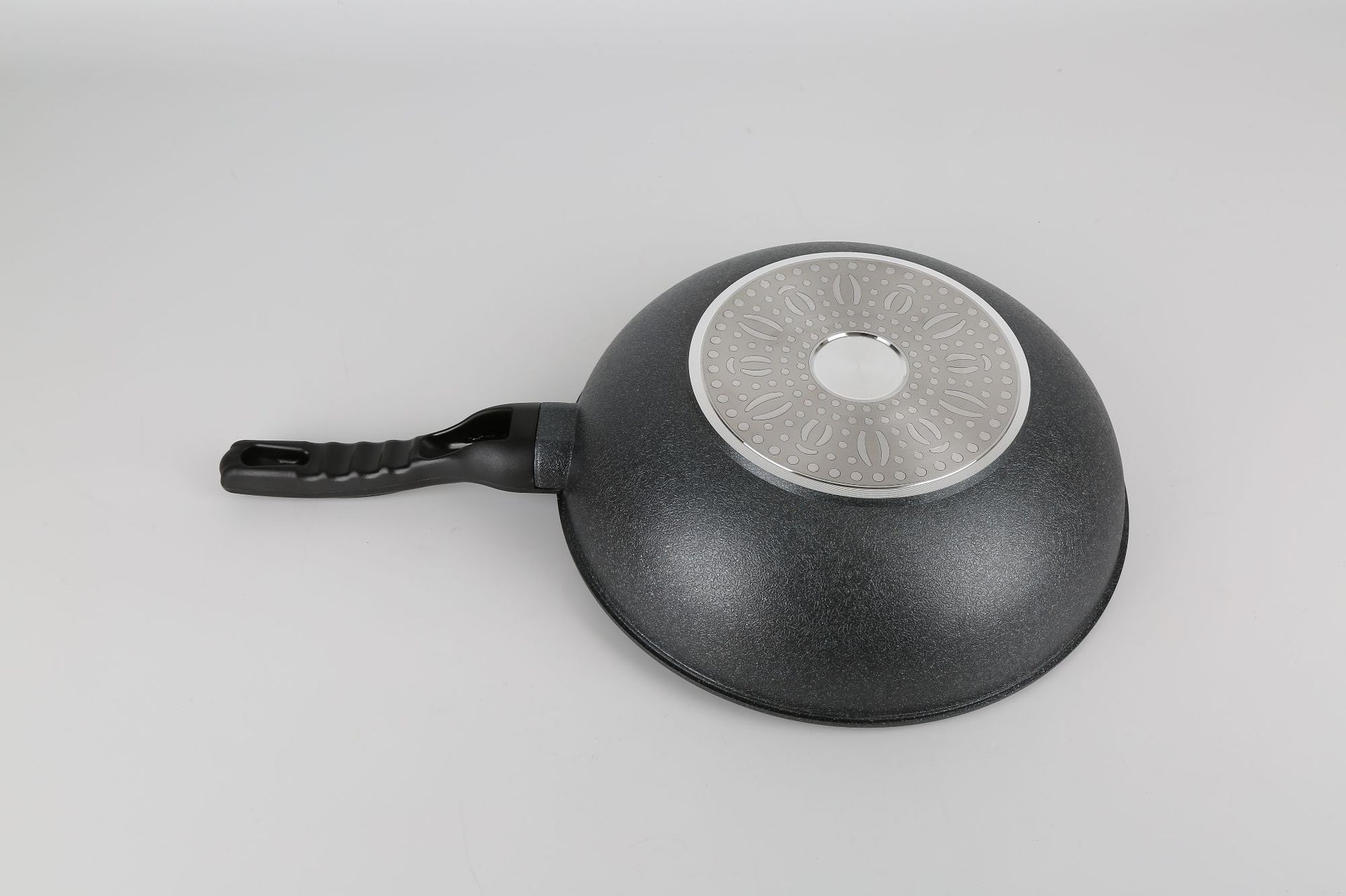 韩国麦饭石不粘锅炒锅家用炒菜锅无油烟平底燃气灶电磁炉适用批发