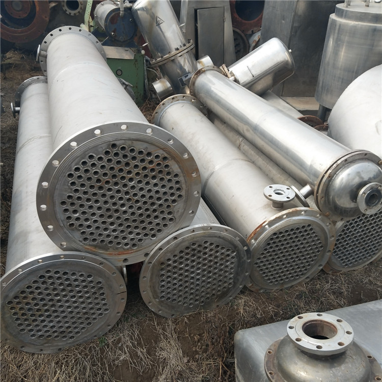 处理不锈钢冷凝器二手多效蒸发器三效废水蒸发器真空减压冷凝器