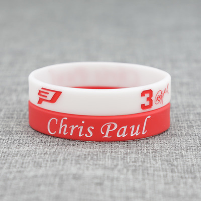 nba篮球球星火箭款保罗签名手环珍藏版现货批一件代发