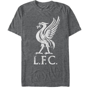 欧美外贸时尚男士利物浦足球俱乐部鸟标志男装图案t恤短袖酷上衣
