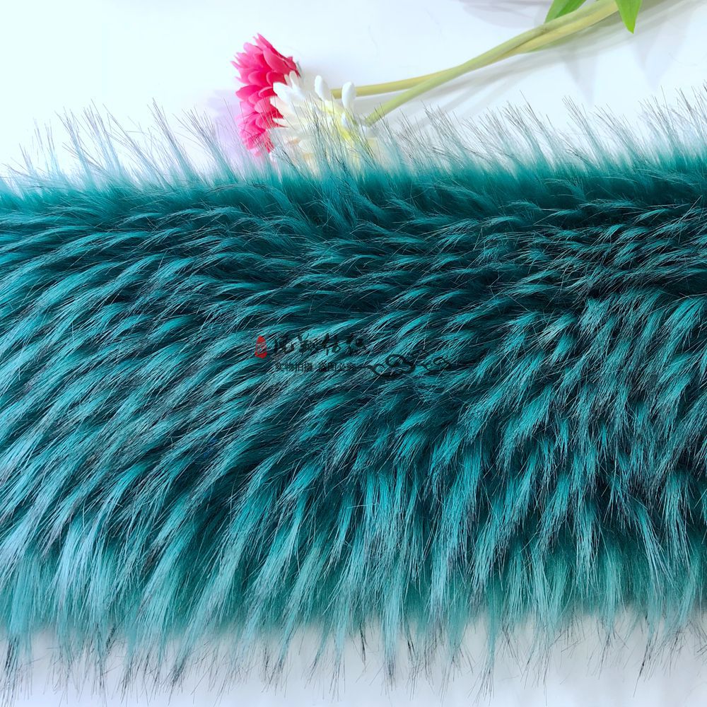 现货 高仿多色貉子毛 仿人造毛皮 仿狐狸毛 高档毛领皮草面料