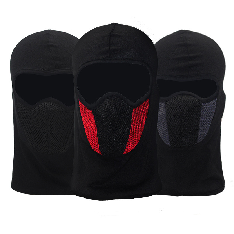 Winter Cycling Mask Motorcycle Thermal Headgear Outdoor Ski Mask Fleece Hat Filter Head Cover
