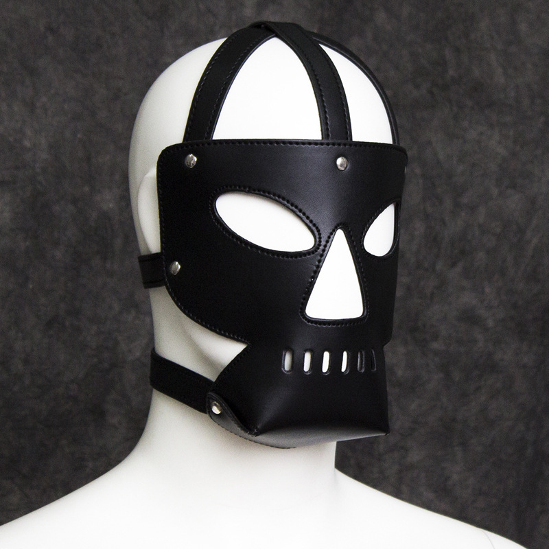 工厂店情趣用品真皮眼罩独眼龙眼罩单眼罩面具海盗船长面罩面具
