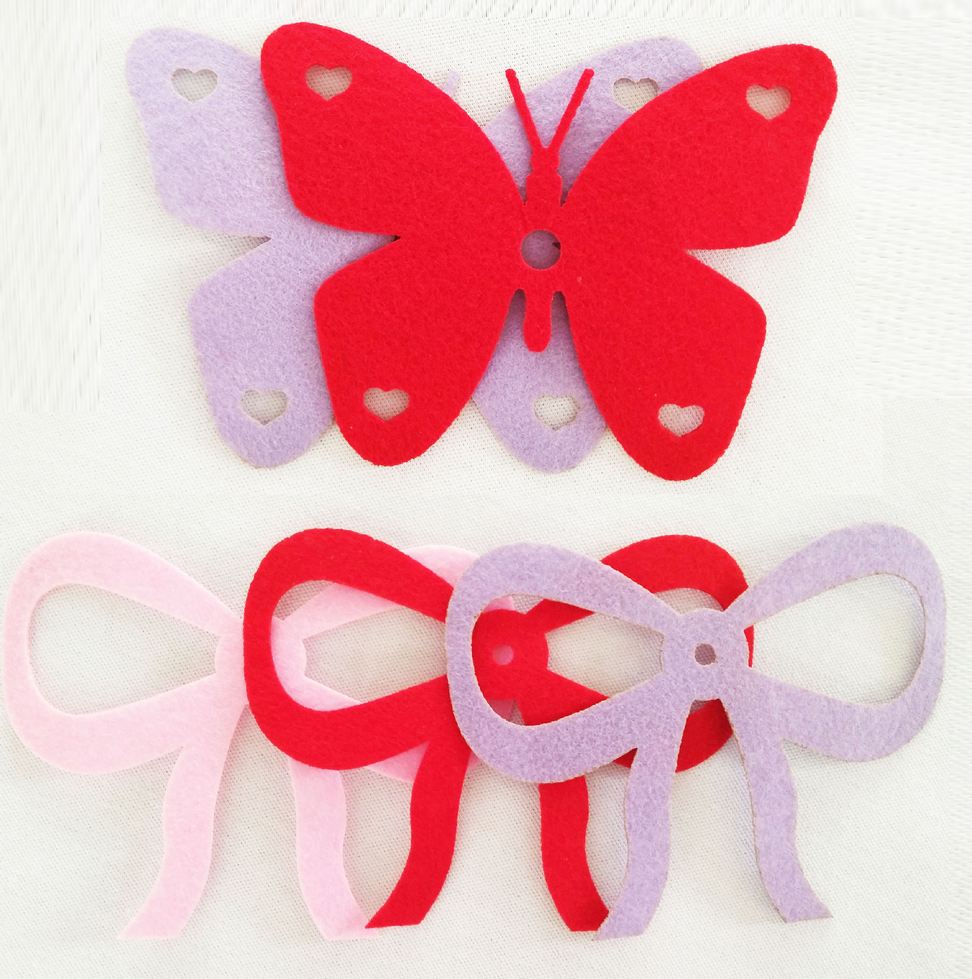 无纺布婚车婚庆装饰配饰蝴蝶结喜庆婚房布置装饰l蝴蝶装饰品