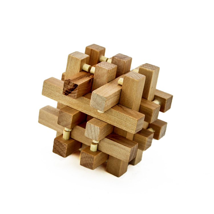 2018新款十八柱 孔明锁 取宝益智玩具 解环 鲁班锁打不开厂家批发