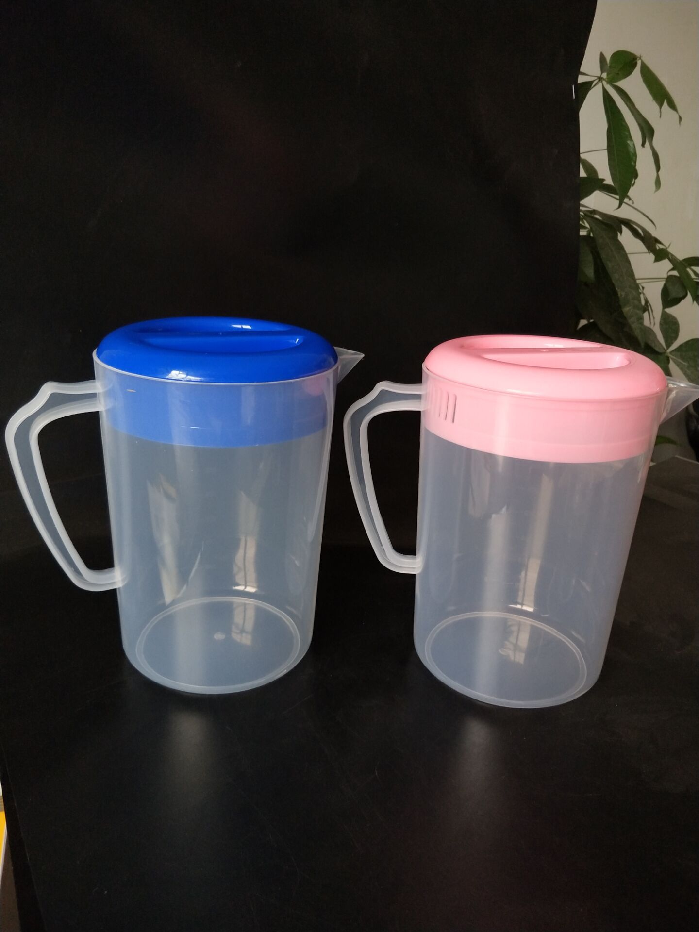 透明带刻度塑料耐高温凉水杯pp冷水壶ktv饮料壶