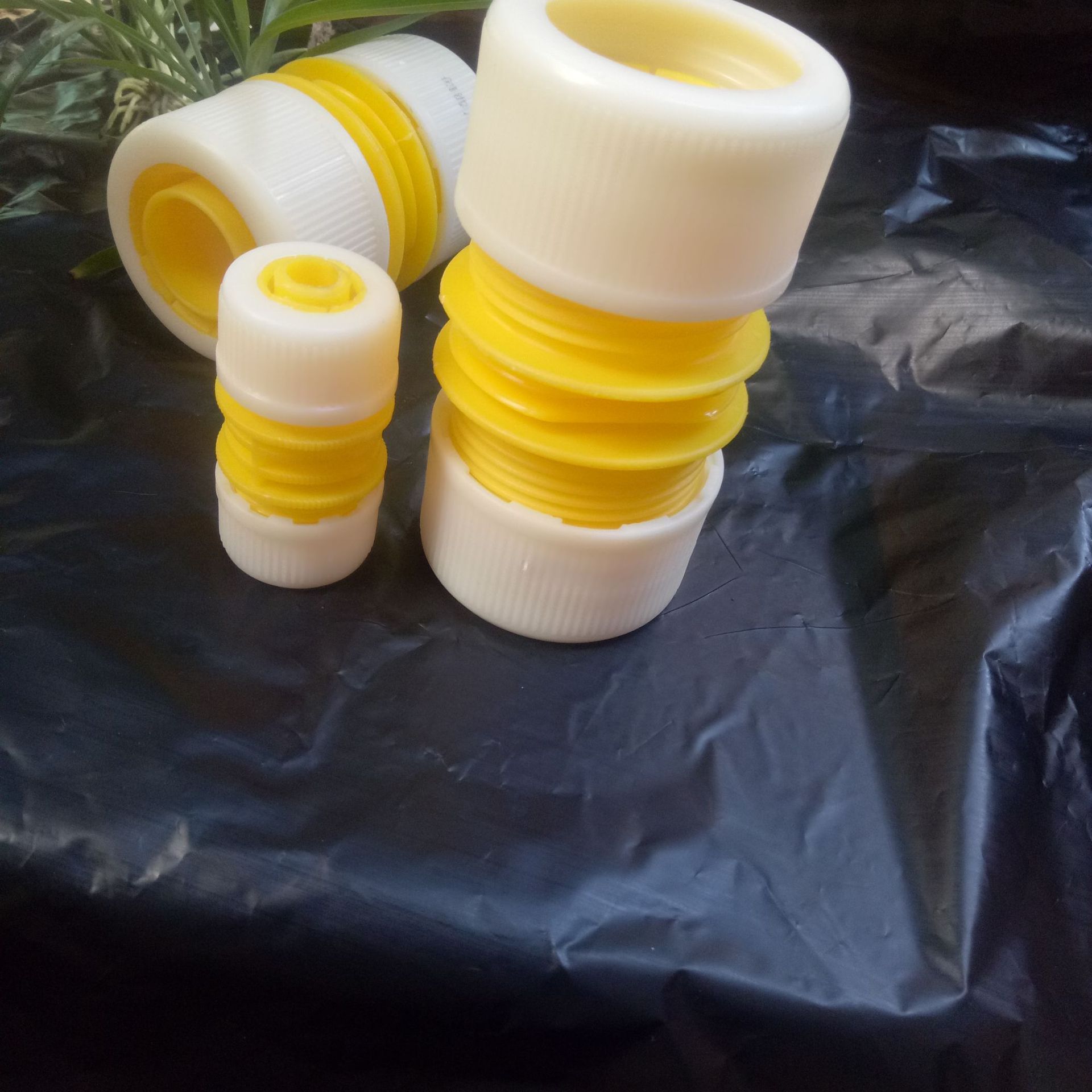 批发创源塑料修补接头pvc25mm软管对接头1寸水管连接器