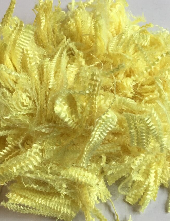 消防服用纱芳纶短纤维51mm 芳纶卷曲短纤维 劳保纺纱 手套用纱